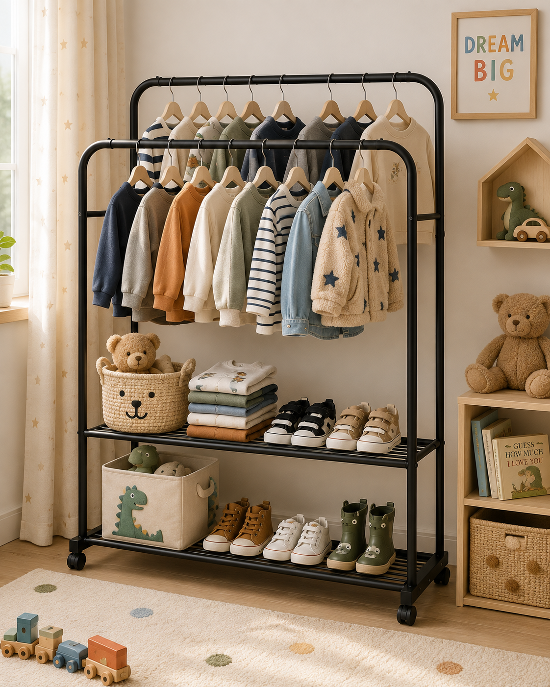 Clothing and Shoe Rack for bedroom