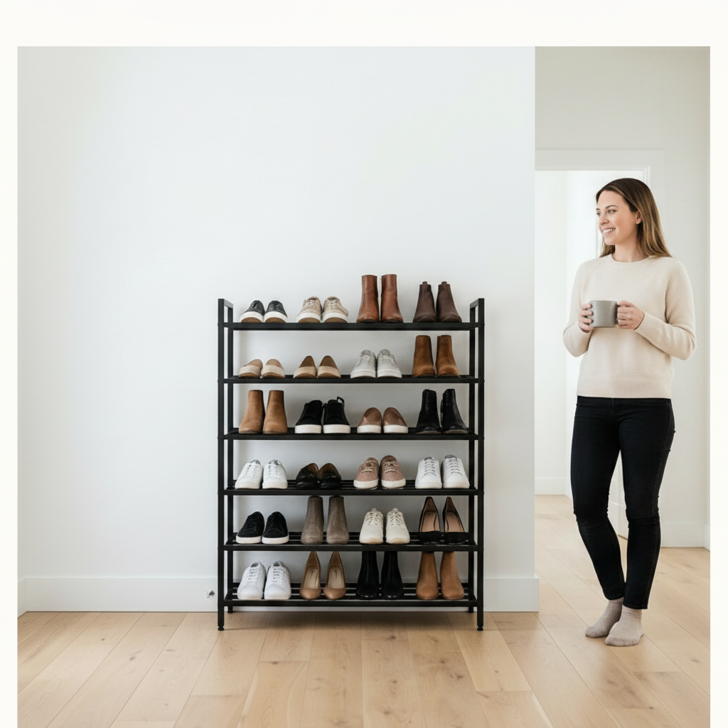 Six Tier Shoe Rack Lifestyle 2