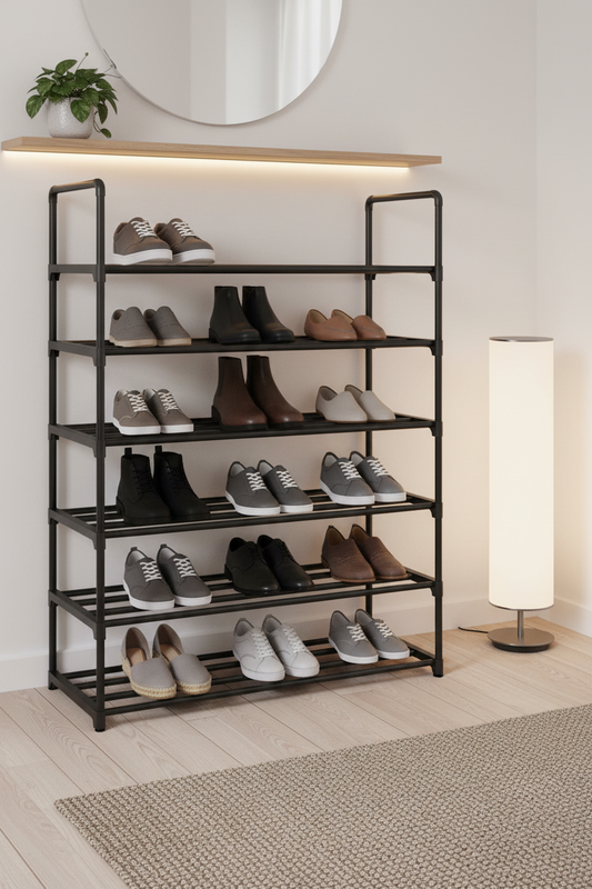 Six Tier Shoe Rack Lifestyle